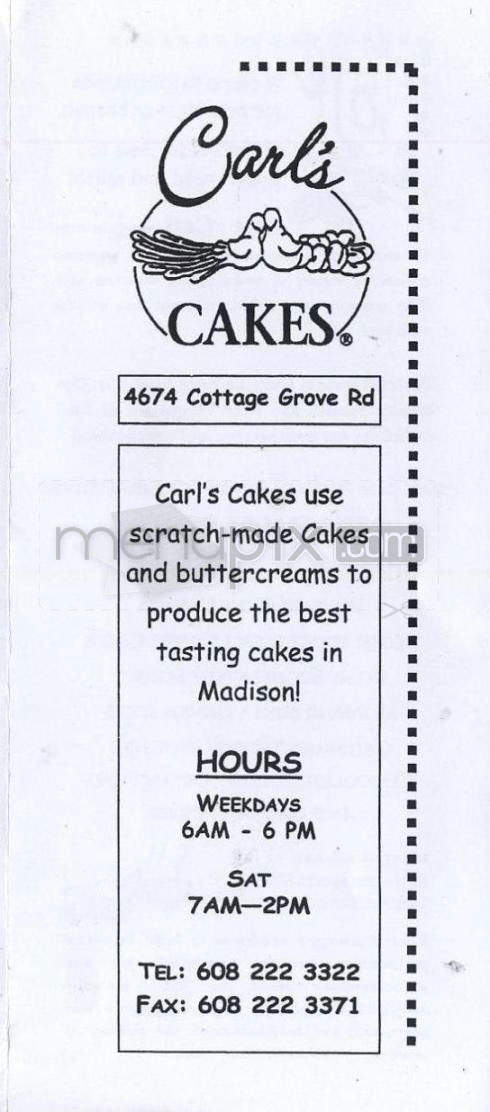 /730101/Carls-Cakes-Madison-WI - Sun Prairie, WI