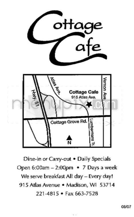 /730146/Cottage-Cafe-Madison-WI - Madison, WI