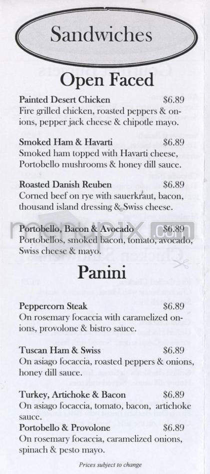 Cranberry Creek Cafe - Madison, WI menu_pic