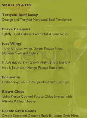 Crave Restaurant & Lounge - Madison, WI menu_pic