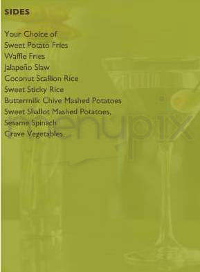 Crave Restaurant & Lounge - Madison, WI menu_pic