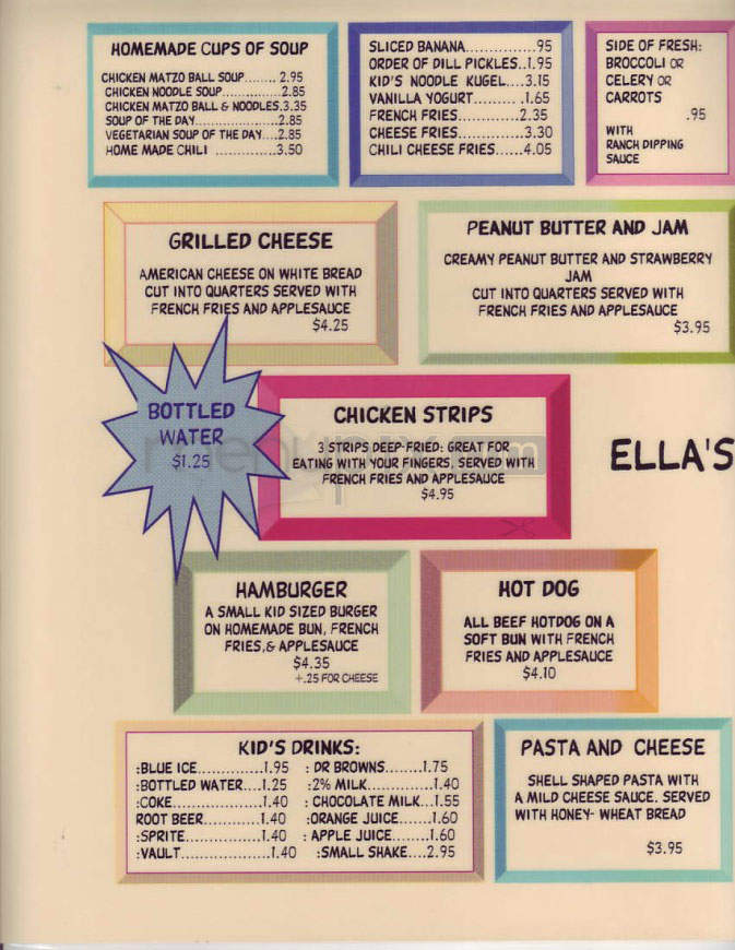 Ella's Deli - Madison, WI menu_pic
