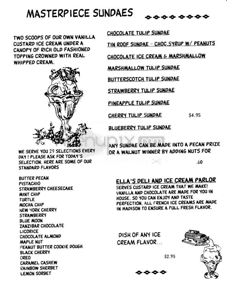 Ella's Deli - Madison, WI menu_pic