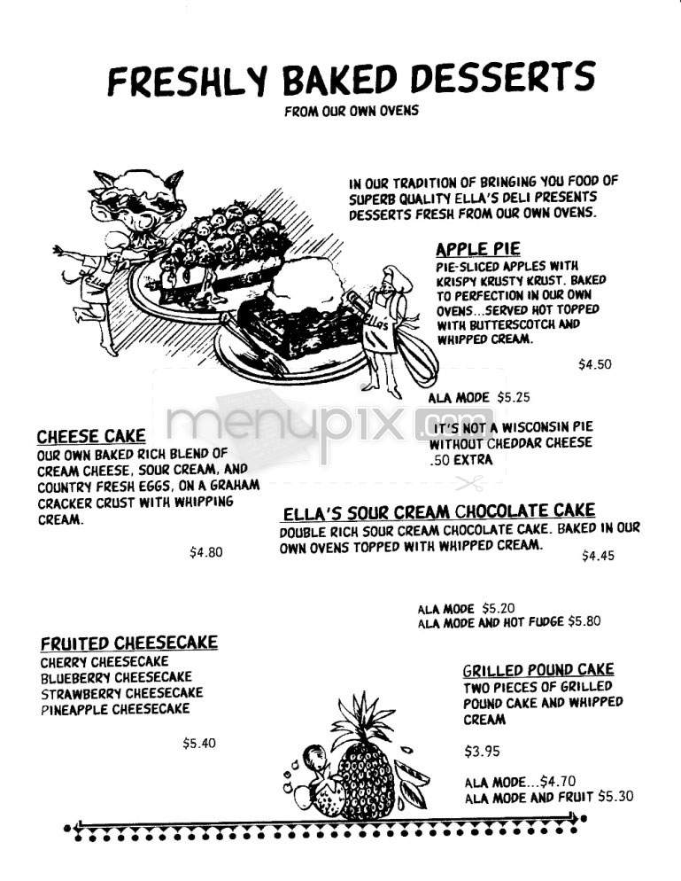 Ella's Deli - Madison, WI menu_pic