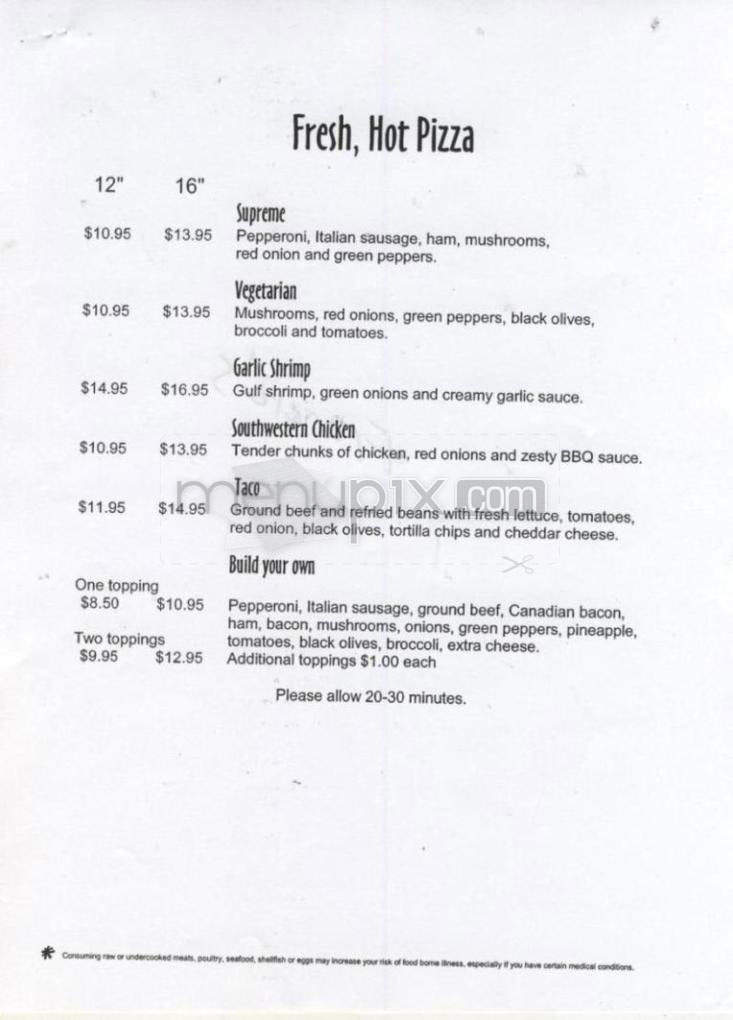 Francie's Casual Cafe (Inntowner-Best Western) - Madison, WI menu_pic