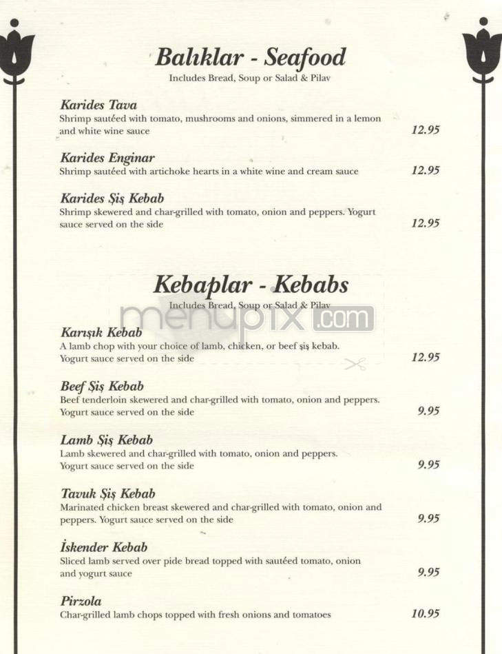Husnu's - Madison, WI menu_pic