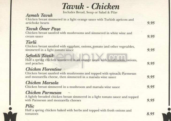 Husnu's - Madison, WI menu_pic