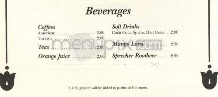 Husnu's - Madison, WI menu_pic