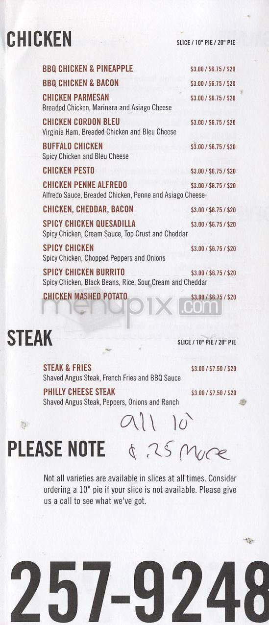 Ian's Pizza by the Slice - Madison, WI menu_pic