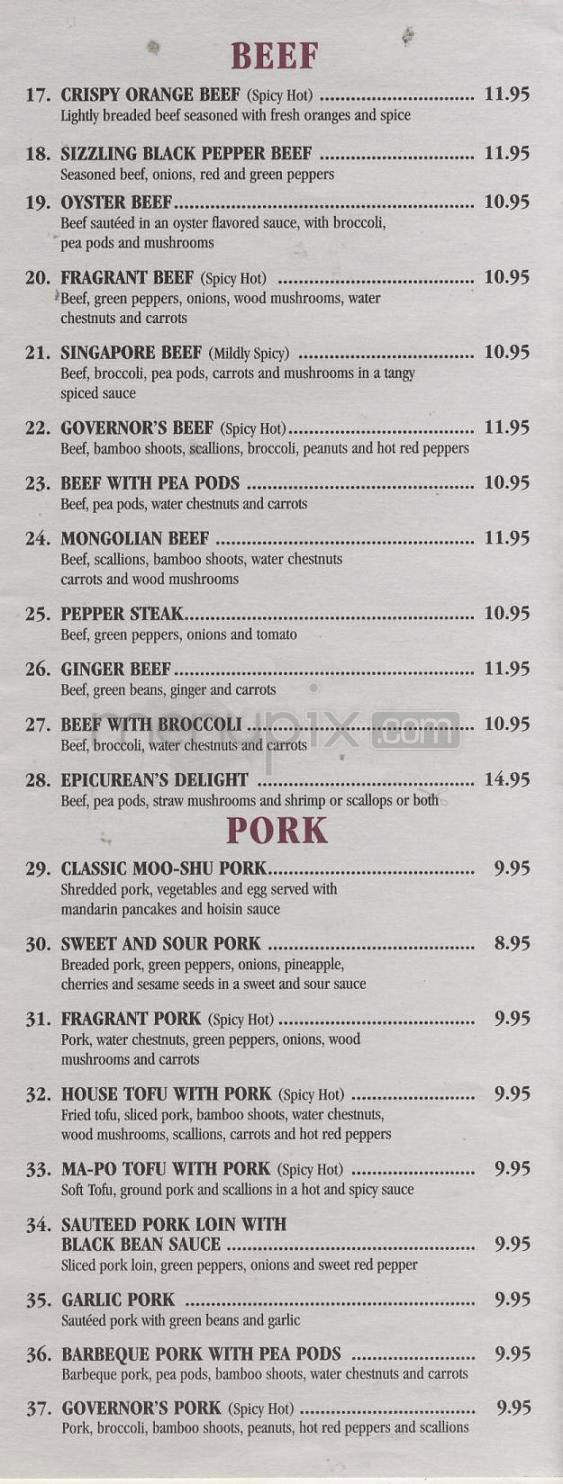 Menu of Imperial Garden in Middleton, WI 53562