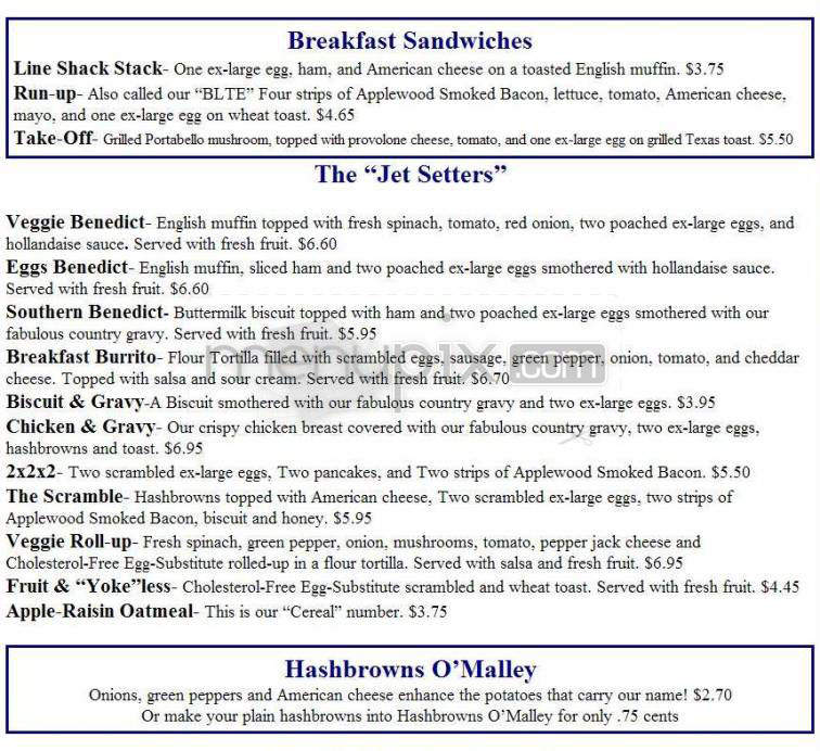 Jet Room - Madison, WI menu_pic