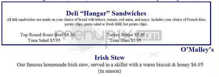 Jet Room - Madison, WI menu_pic