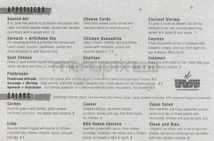 Madison's Downtown - Madison, WI menu_pic