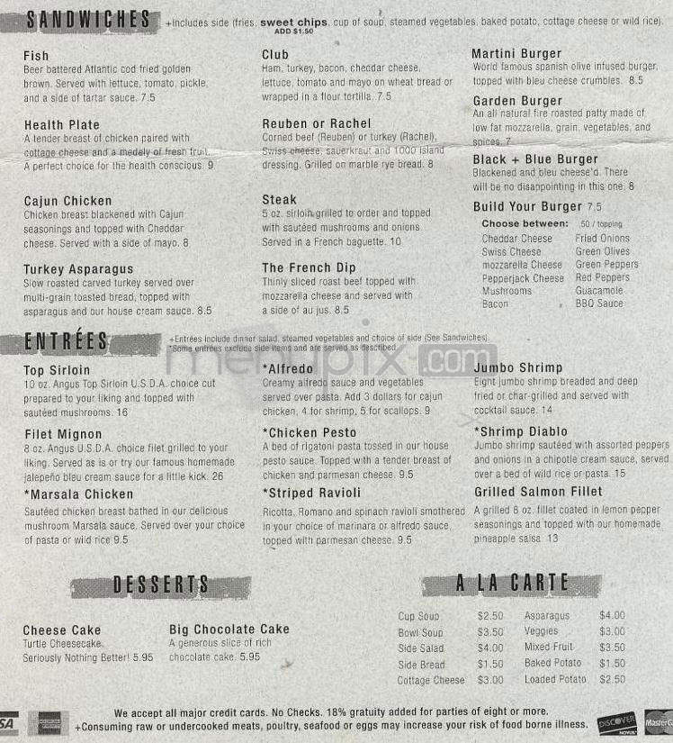 Madison's Downtown - Madison, WI menu_pic
