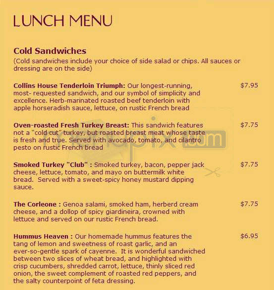 Manna Cafe & Bakery - Madison, WI menu_pic