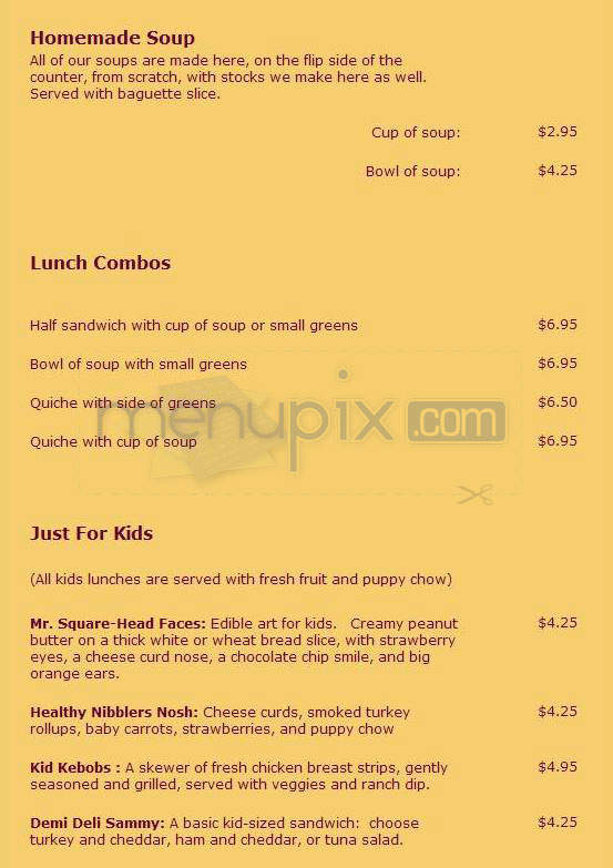 Manna Cafe & Bakery - Madison, WI menu_pic