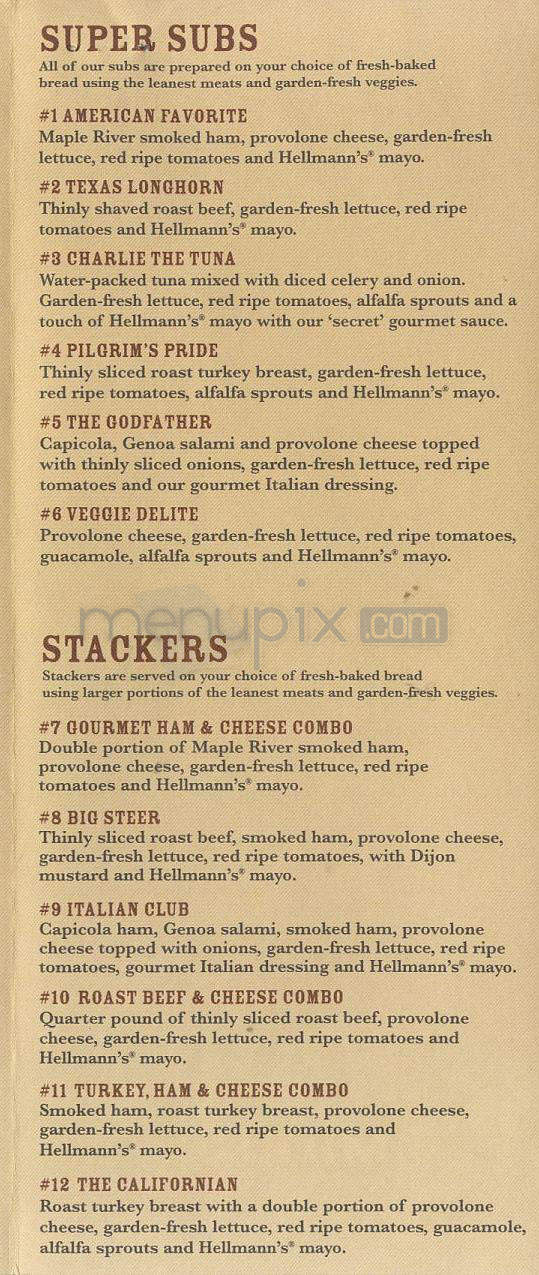 Milio's Sandwiches - Madison, WI menu_pic