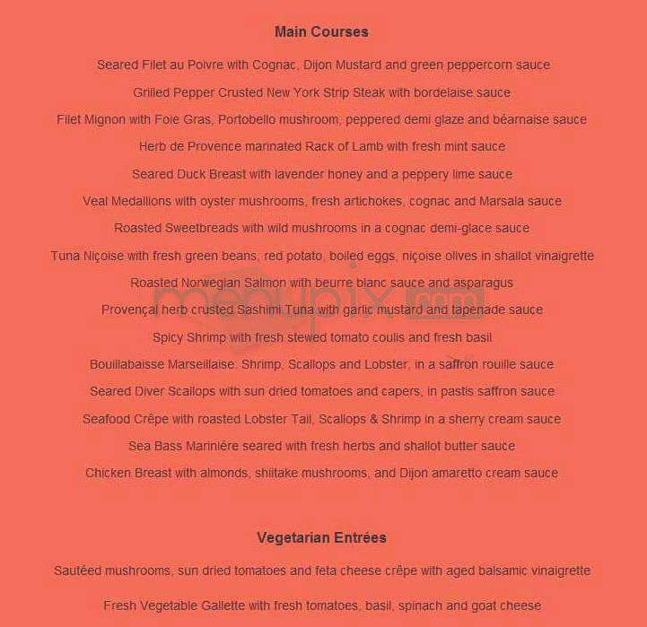 Nadia's Restaurant & Grapevine - Madison, WI menu_pic