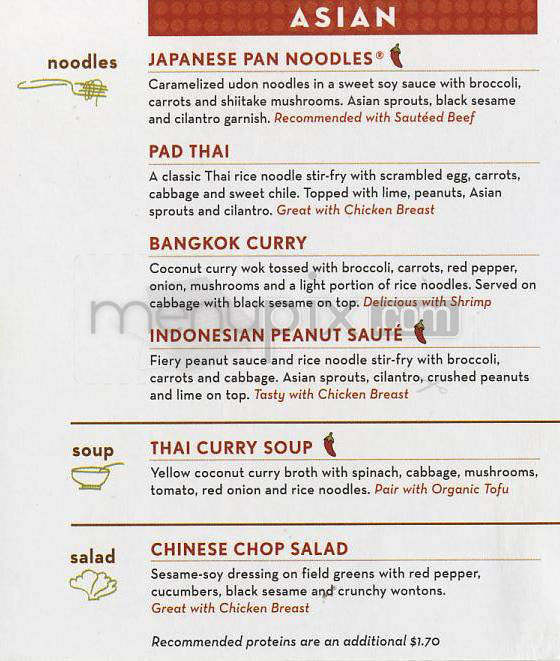 Noodles & Co - Madison, WI menu_pic