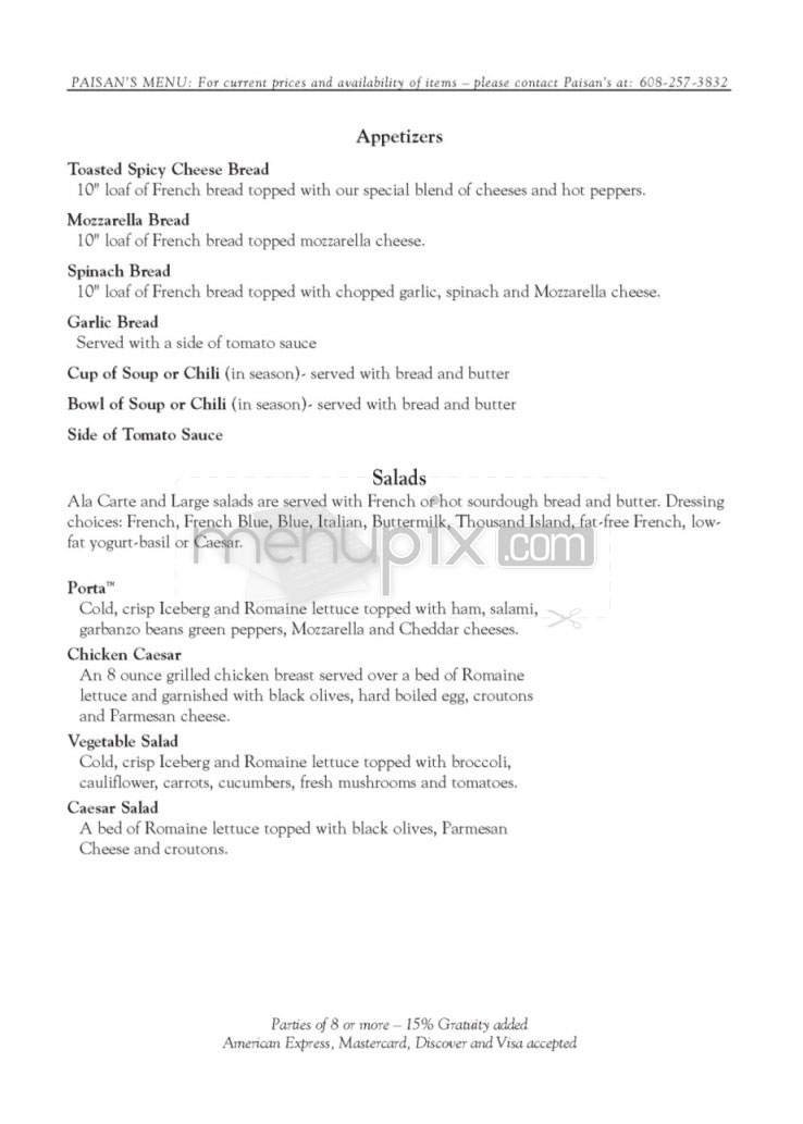 /730403/Paisans-Madison-WI - Madison, WI