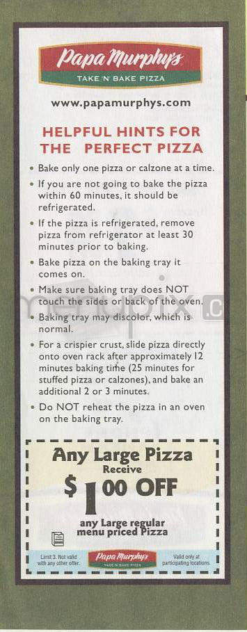 Papa Murphy's Take 'n' Bake - Fitchburg, WI menu_pic