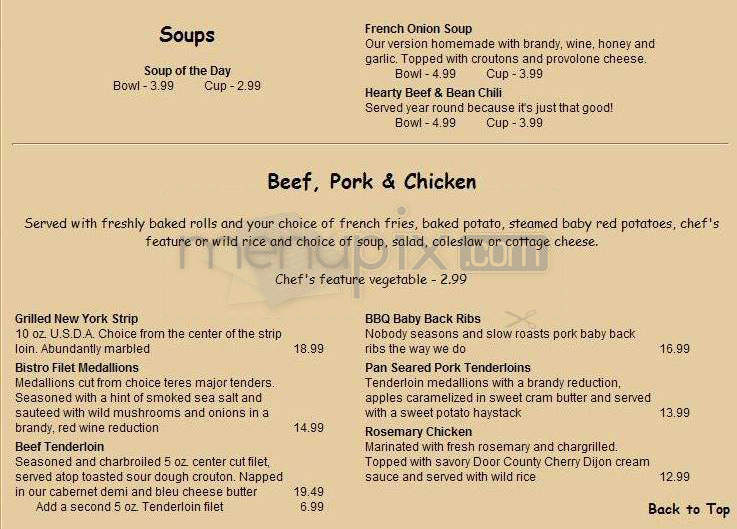 R.P. Adler's Pub & Grill - Madison, WI menu_pic