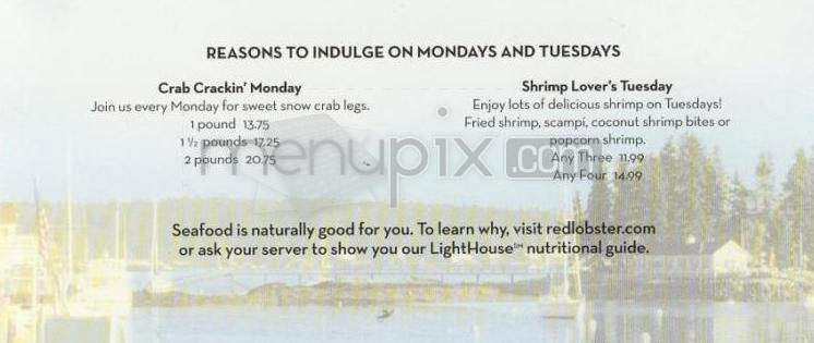Red Lobster - Madison, WI menu_pic