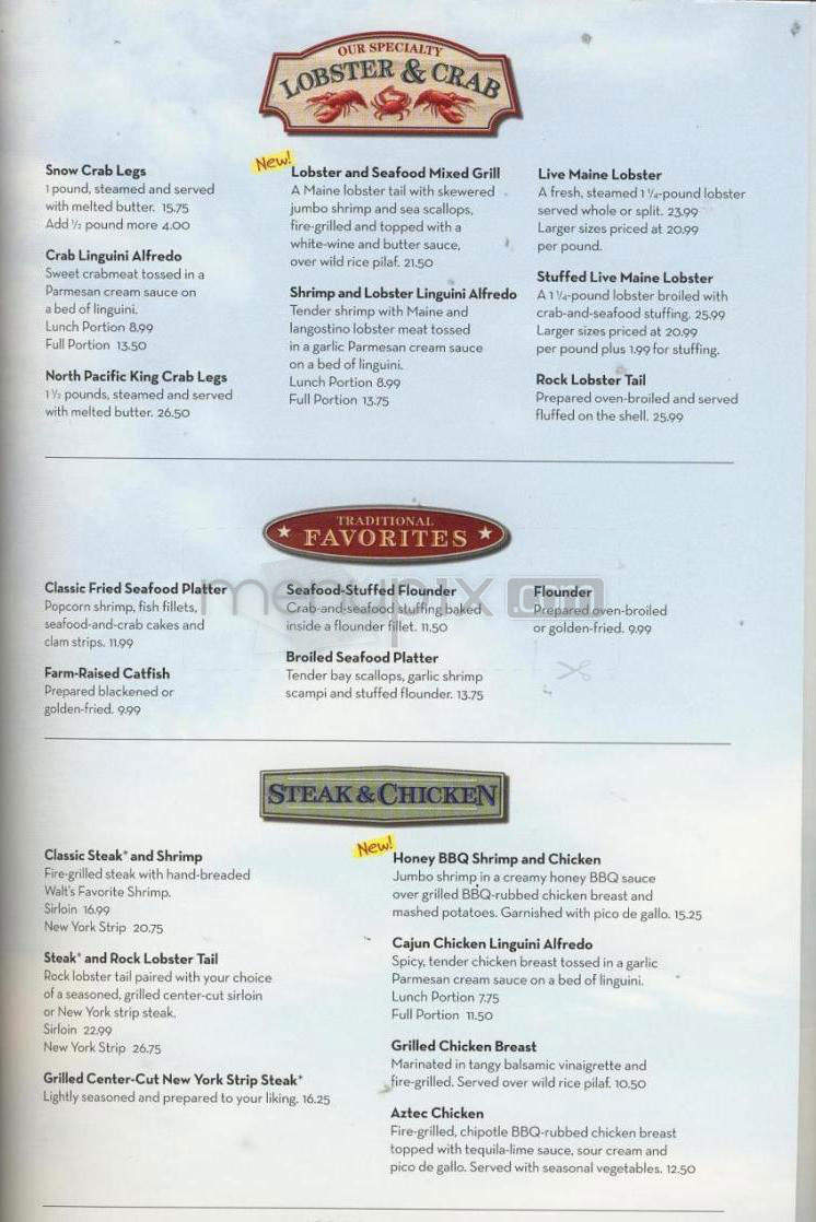Red Lobster - Madison, WI menu_pic