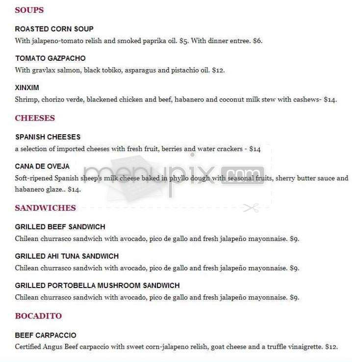 Restaurant Magnus - Madison, WI menu_pic