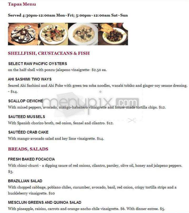 Restaurant Magnus - Madison, WI menu_pic