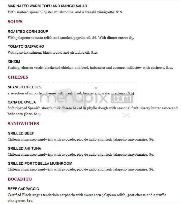 Restaurant Magnus - Madison, WI menu_pic