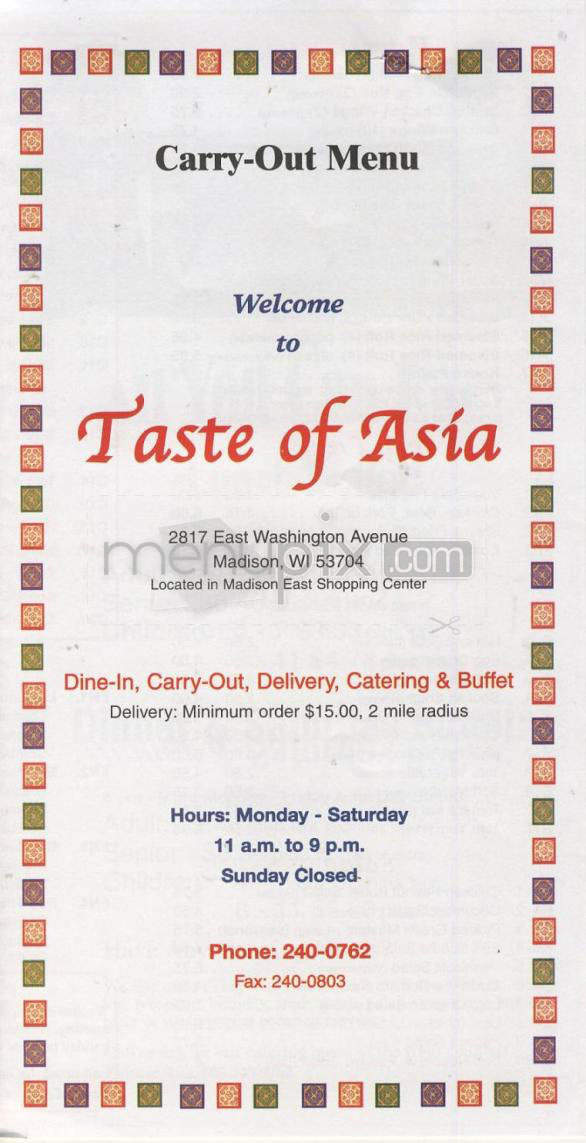 /730572/Taste-Of-Asia-Madison-WI - Madison, WI