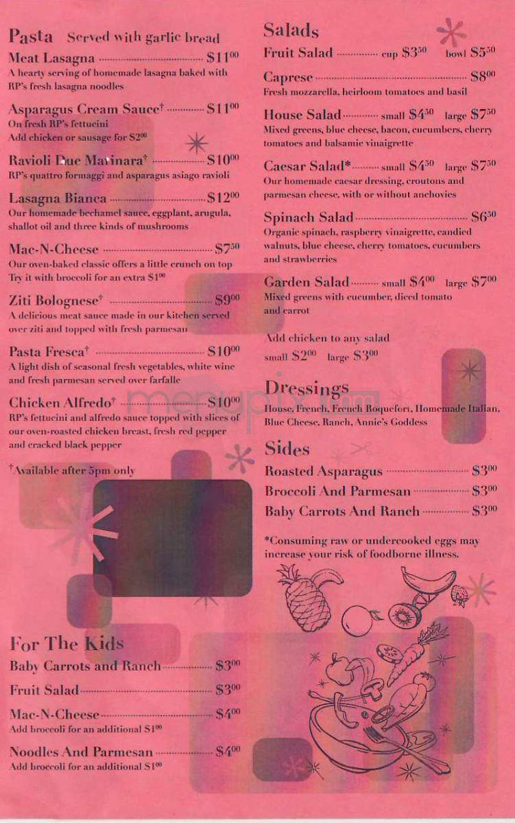 The Roman Candle Pizzeria - Middleton, WI menu_pic