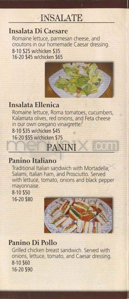 Tutto Pasta Trattoria - Madison, WI menu_pic