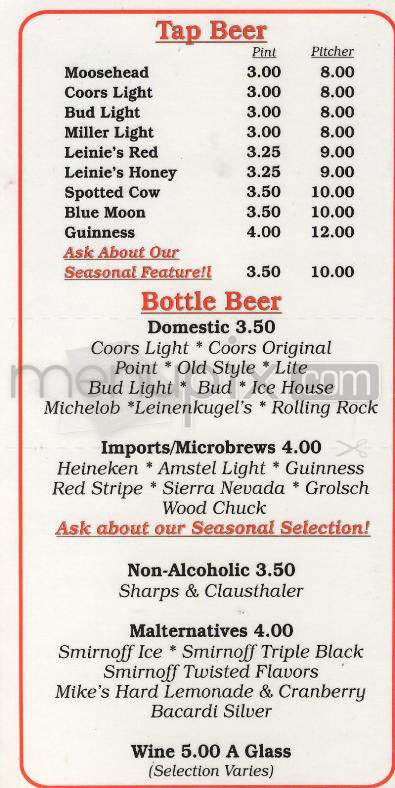Wando's - Madison, WI menu_pic