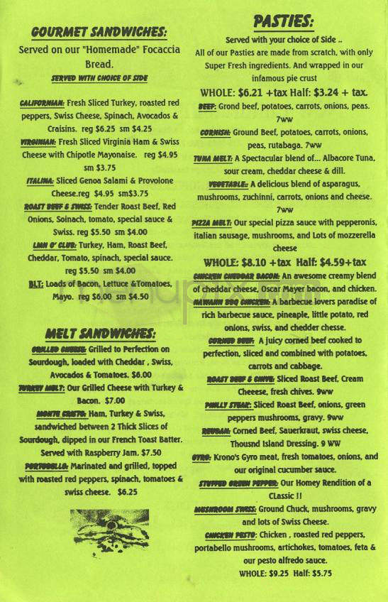 Lmn O'Pies - Fitchburg, WI menu_pic