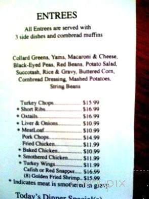 Mama Joan's Soul Food - San Pedro, CA menu_pic