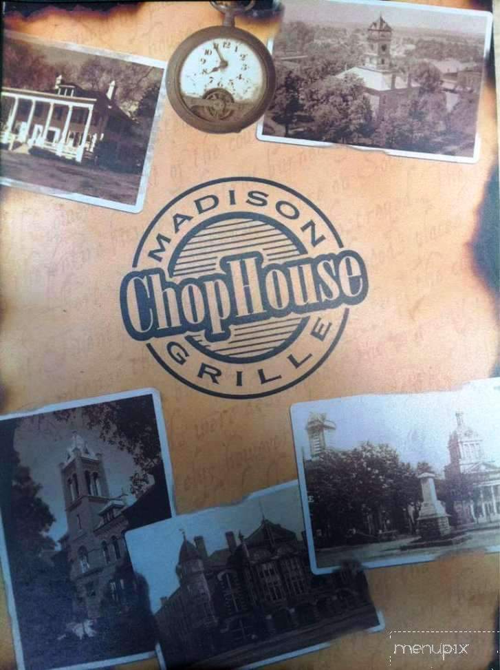 Madison Chophouse Grille - Madison, GA menu_pic