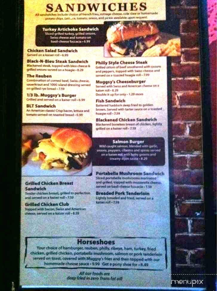 Muggsy's Fine Dining - Jacksonville, IL menu_pic