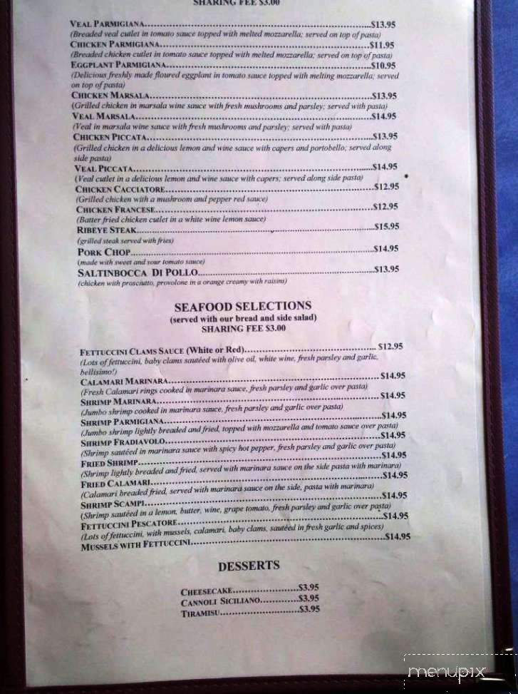 Marabella Pizza & Grill - Washington, NC menu_pic