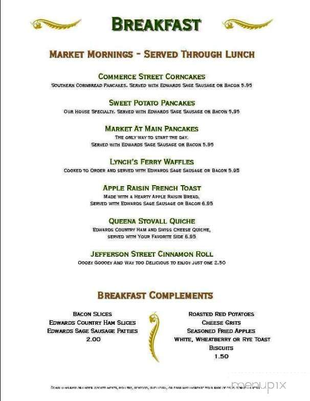 Market at Main - Lynchburg, VA menu_pic