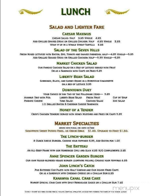 Market at Main - Lynchburg, VA menu_pic