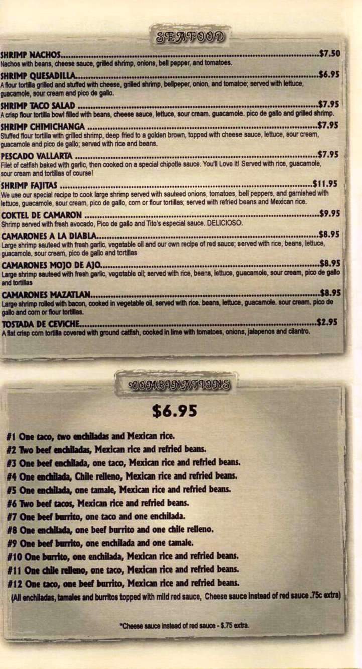 Mr. Pancho - Maumelle, AR menu_pic