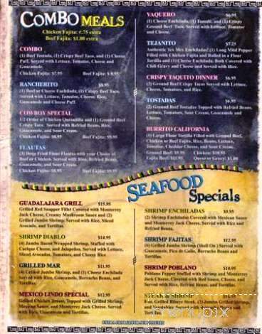 Mexico Lindo - Leesville, LA menu_pic