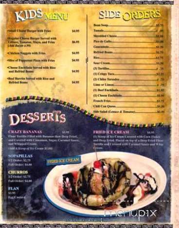 Mexico Lindo - Leesville, LA menu_pic