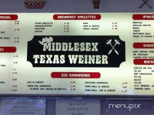 Middlesex Texas Wiener - Middlesex, NJ menu_pic