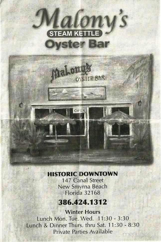 /878054/Mahonys-Oyster-Bar-New-Smyrna-Beach-FL - New Smyrna Beach, FL
