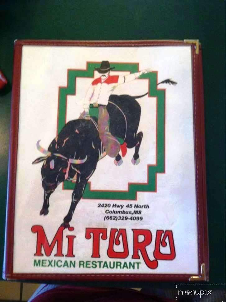 Mi Toro Mexican Restaurant - Columbus, MS menu_pic
