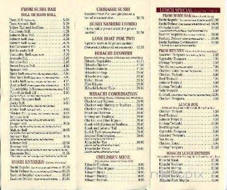 Makoto Japanese Restaurant - Phillipsburg, NJ menu_pic
