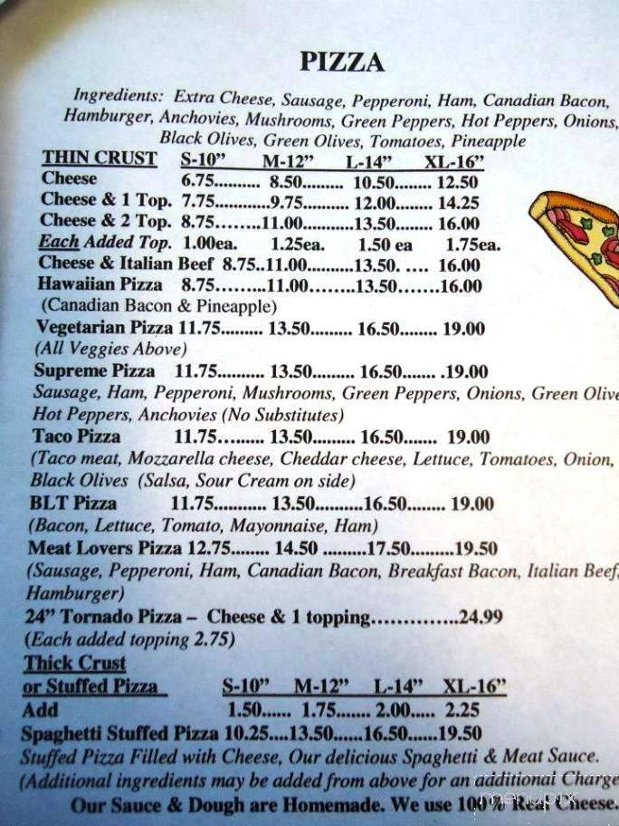 Maria's Pizza Peru - Peru, IL menu_pic